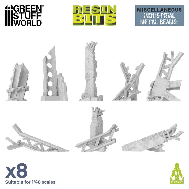 Industrial Metal Beams (1/48)