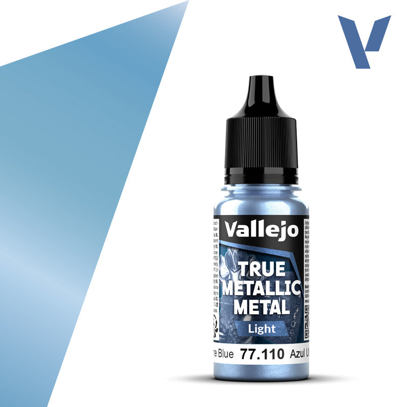 True Metallic Metal 77.110 Ultramarine Blue Light
